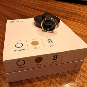 Oura Horizon Gen3, gold, size 8